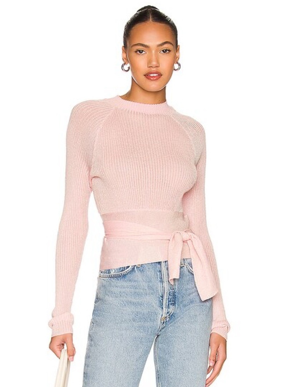 Lovers and Friends Amery Sparkle Wrap Sweater